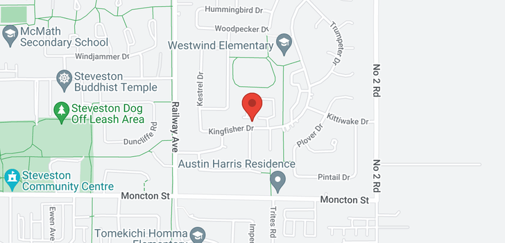 map of 24 11771 KINGFISHER DRIVE